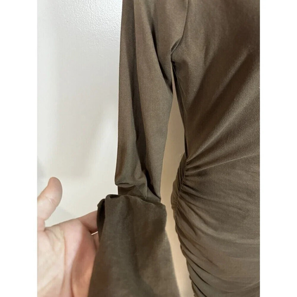 Bodycon | Mermaid | Long Sleeve Dress | Spring Haze | Ruched - Picture 3 of 6